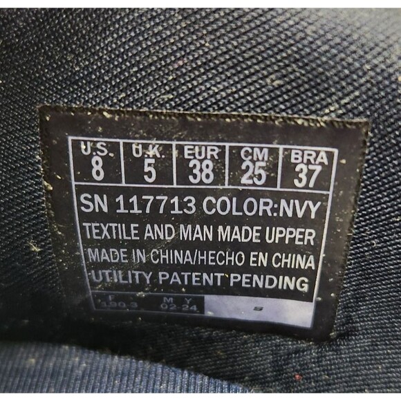 Skechers Slip-Ins Bobs Sport Zinergy Womens 8 Navy Blue Hands Free Walking Shoes - Picture 9 of 9